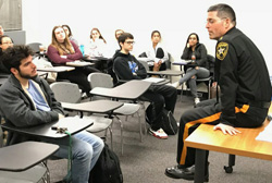 Sheriff in the classroom